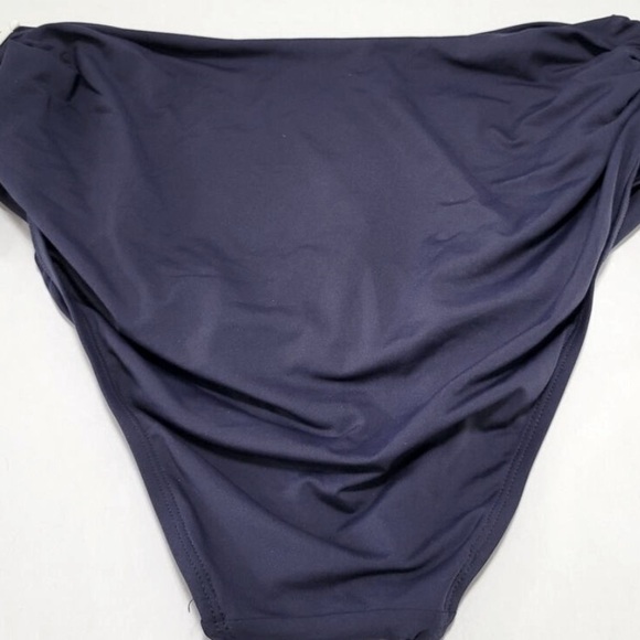 Anne Cole Live in Color Convertible Swim Bottom Navy Plus Size 20W - Picture 3 of 10